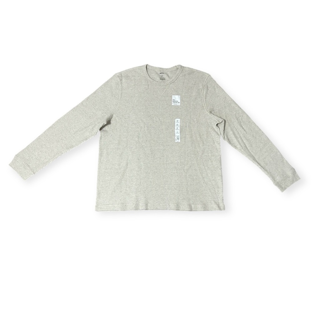 Sonoma Essential Waffle Knit Long Sleeve Thermal Men’s 2XL - Ivory - NWT